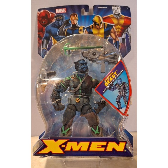 ToyBiz Other - X-Men Classics Stealth BEAST 2005 Toy Biz Marvel  6” w/Grappling Hook Figure New